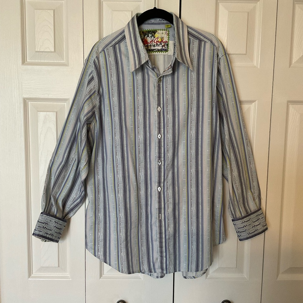 Robert Graham Button Down Shirt XL Classic Fit